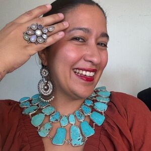 Turquoise Bib Necklace